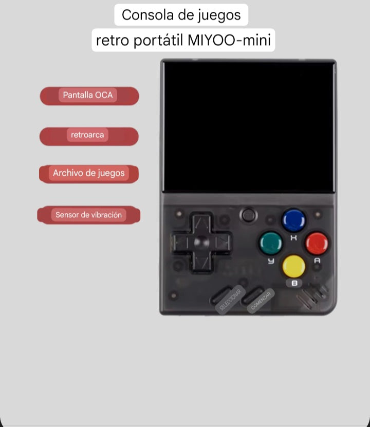 Consola de juegos portátil MIYOO MINI V4 Retro, consolas de videojuegos con pantalla IPS de 2,8 pulgadas, sistema Linux, emulador de juegos clásico