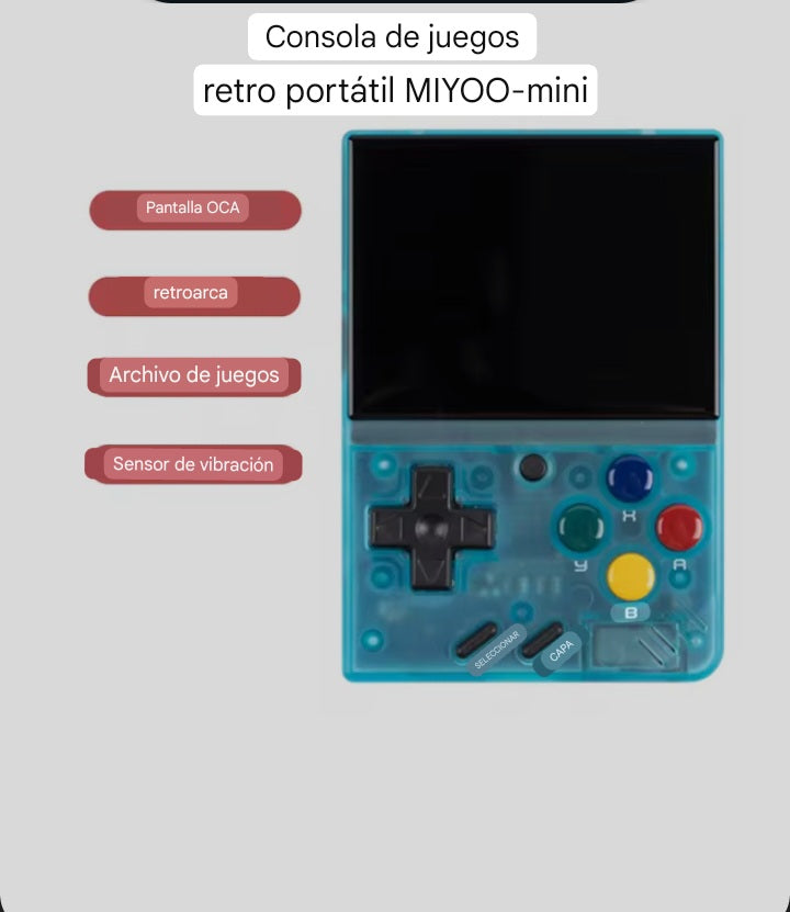 Consola de juegos portátil MIYOO MINI V4 Retro, consolas de videojuegos con pantalla IPS de 2,8 pulgadas, sistema Linux, emulador de juegos clásico