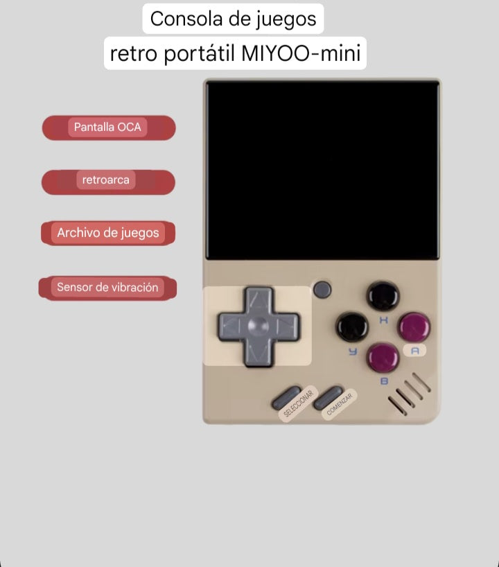 Consola de juegos portátil MIYOO MINI V4 Retro, consolas de videojuegos con pantalla IPS de 2,8 pulgadas, sistema Linux, emulador de juegos clásico